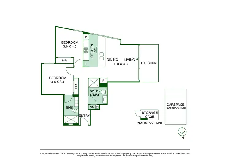 Floorplan of Homely apartment listing, 201/10 Bond Street, South Yarra VIC 3141