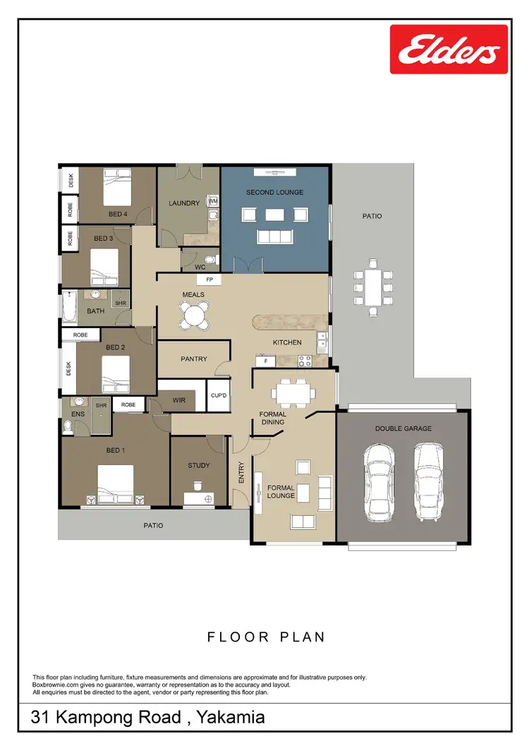Floorplan of Homely house listing, 31 Kampong Road, Yakamia WA 6330
