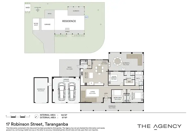 Floorplan of Homely house listing, 17 Robinson Street, Taranganba QLD 4703