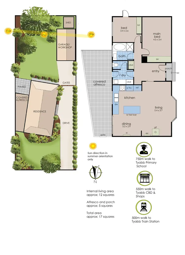 Floorplan of Homely house listing, 11 Craig Avenue, Tyabb VIC 3913