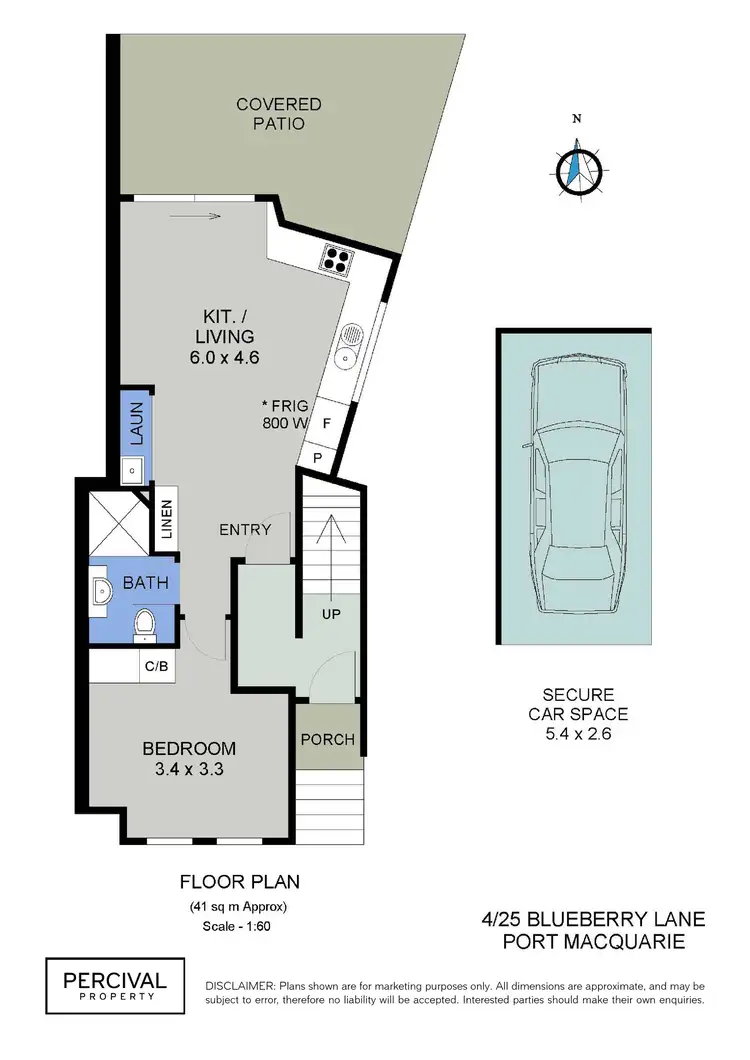 Floorplan of Homely unit listing, 4/25 Blueberry Lane, Port Macquarie NSW 2444