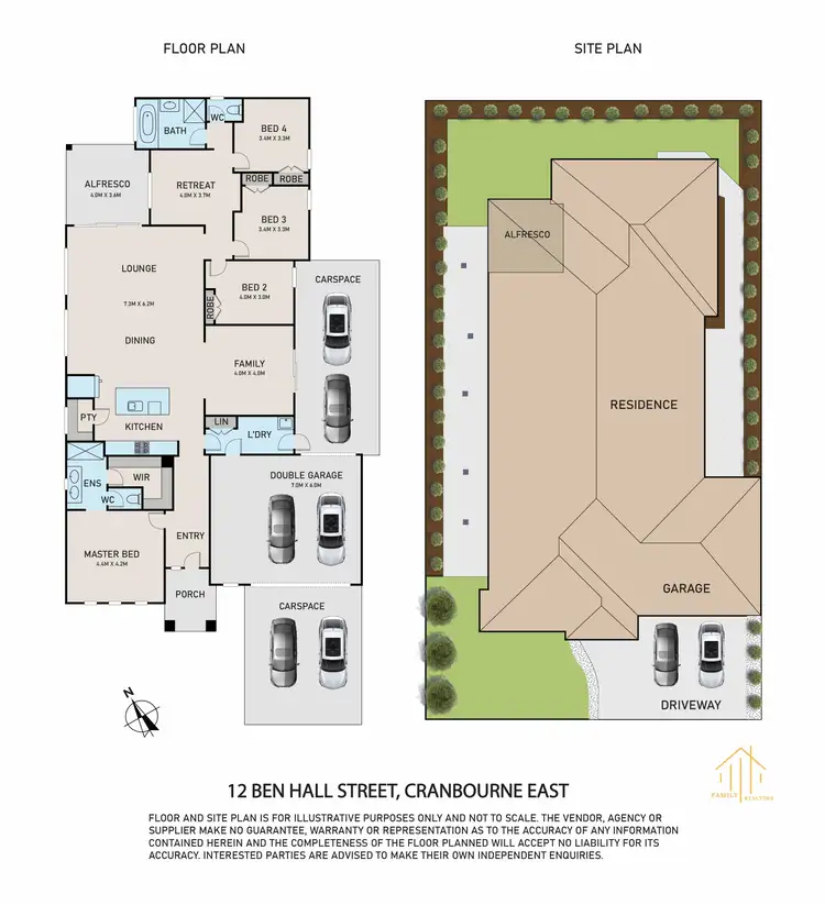 Floorplan of Homely house listing, 12 Ben Hall Street, Cranbourne East VIC 3977