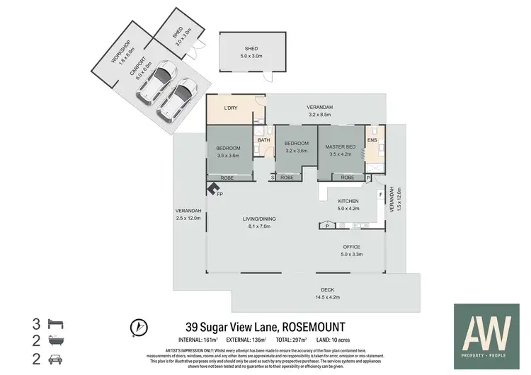 Floorplan of Homely house listing, 39 Sugar View Lane, Rosemount QLD 4560