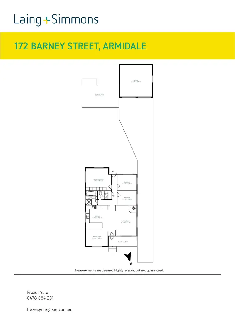 Floorplan of Homely house listing, 172 Barney Street, Armidale NSW 2350