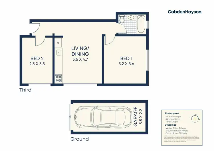 Floorplan of Homely apartment listing, 18/89-91 Flood Street, Leichhardt NSW 2040