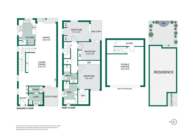 Floorplan of Homely townhouse listing, 20/49 Head Street, Brighton VIC 3186