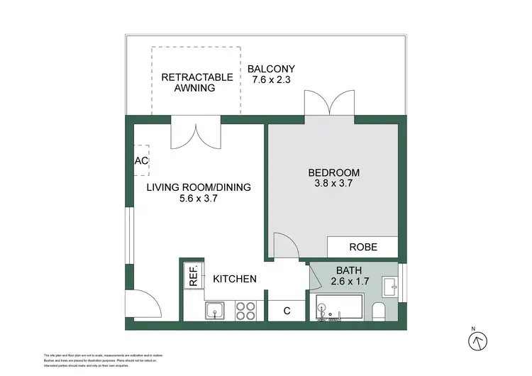 Floorplan of Homely apartment listing, 3/132-134 Carlisle Street, St Kilda VIC 3182