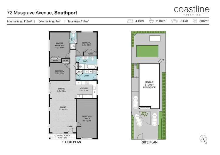 Floorplan of Homely house listing, 72 Musgrave Avenue, Southport QLD 4215