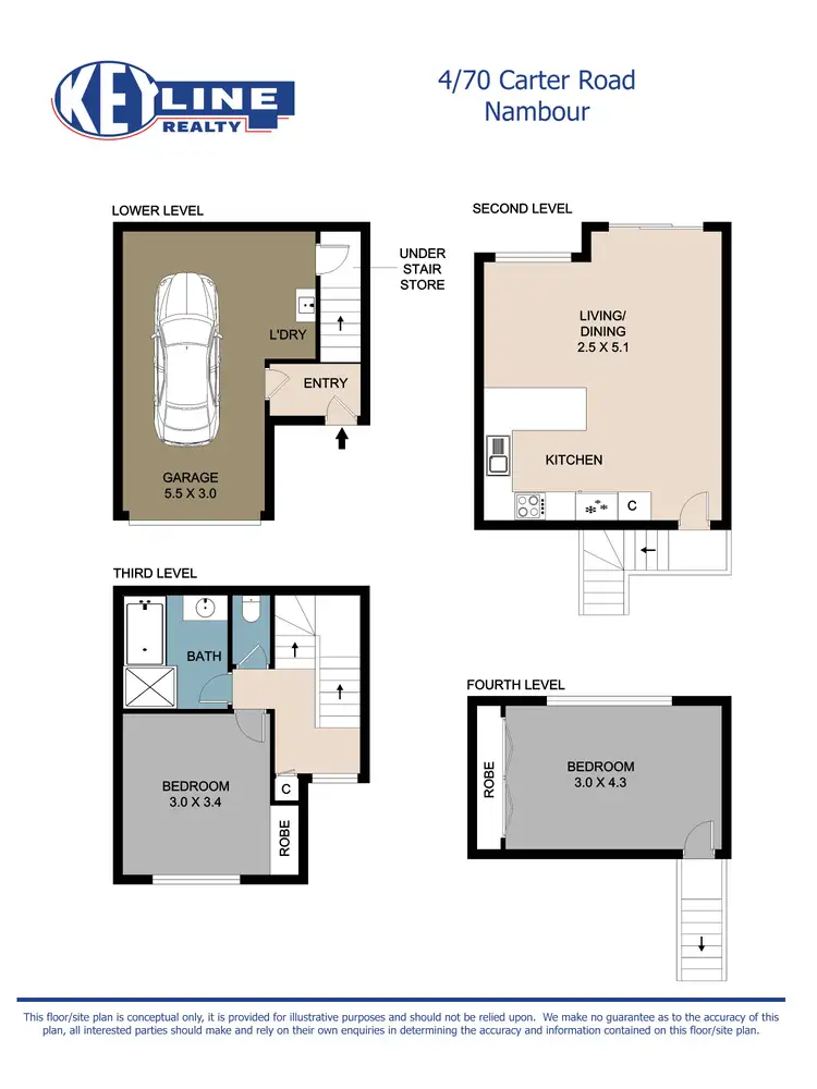 Floorplan of Homely unit listing, 4/70 Carter Road, Nambour QLD 4560