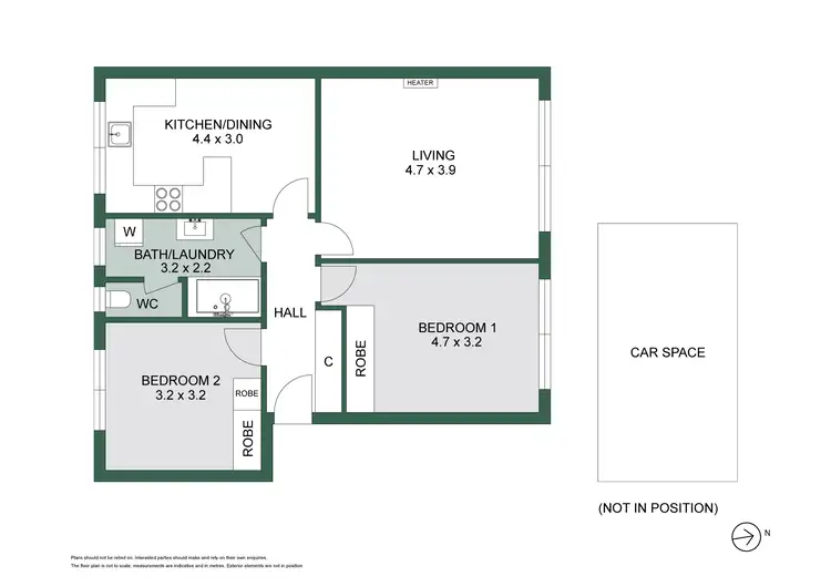 Floorplan of Homely apartment listing, 6/174 Barkly Street, St Kilda VIC 3182