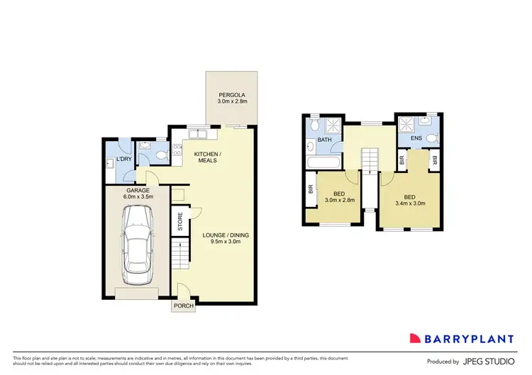 Floorplan of Homely townhouse listing, 16 Kangaroo Paw Court, Taylors Lakes VIC 3038
