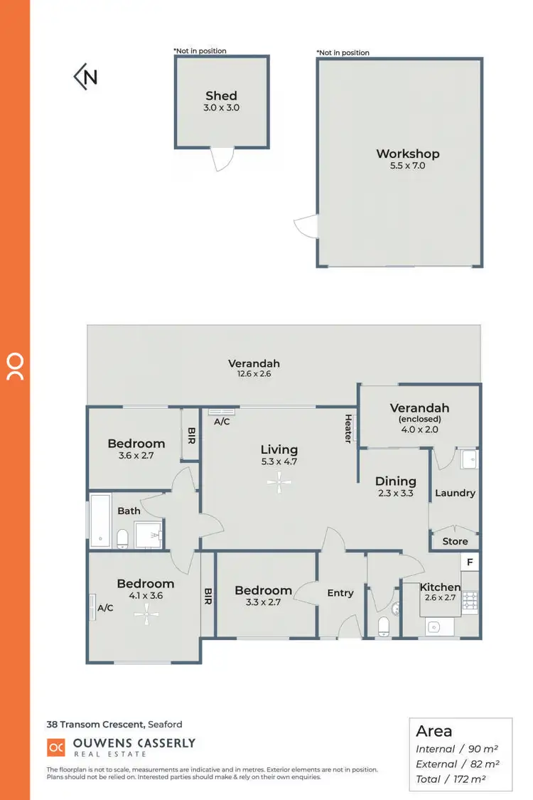 Floorplan of Homely house listing, 38 Transom Crescent, Seaford SA 5169