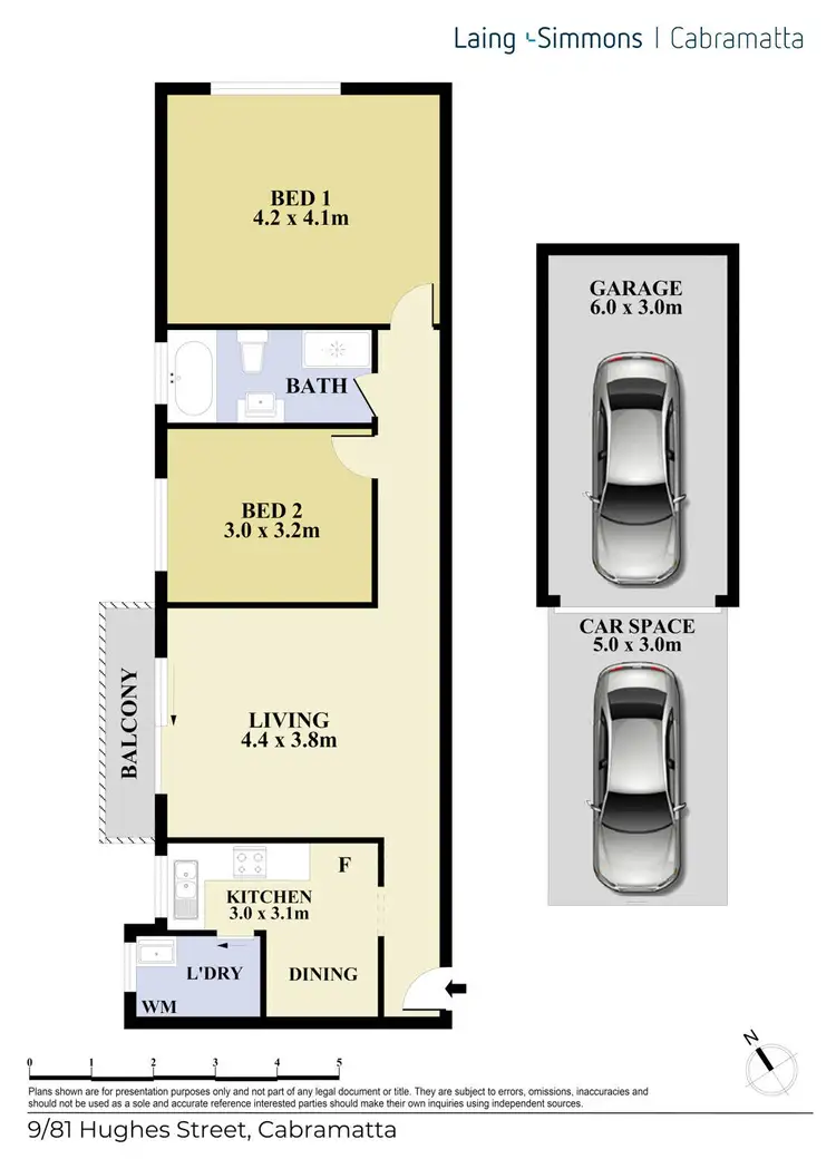 Floorplan of Homely unit listing, 9/81 Hughes Street, Cabramatta NSW 2166