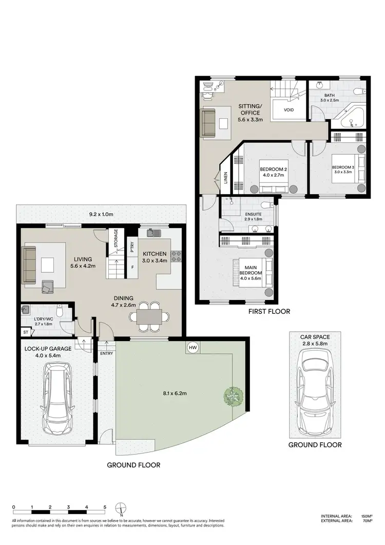 Floorplan of Homely townhouse listing, 5/1 Needlewood Grove, Padstow Heights NSW 2211