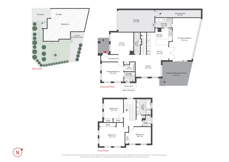 Floorplan of Homely townhouse listing, 40 Heyington Crescent, Noble Park North VIC 3174