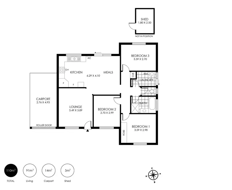 Floorplan of Homely house listing, 57 Fletcher Road, Mount Barker SA 5251