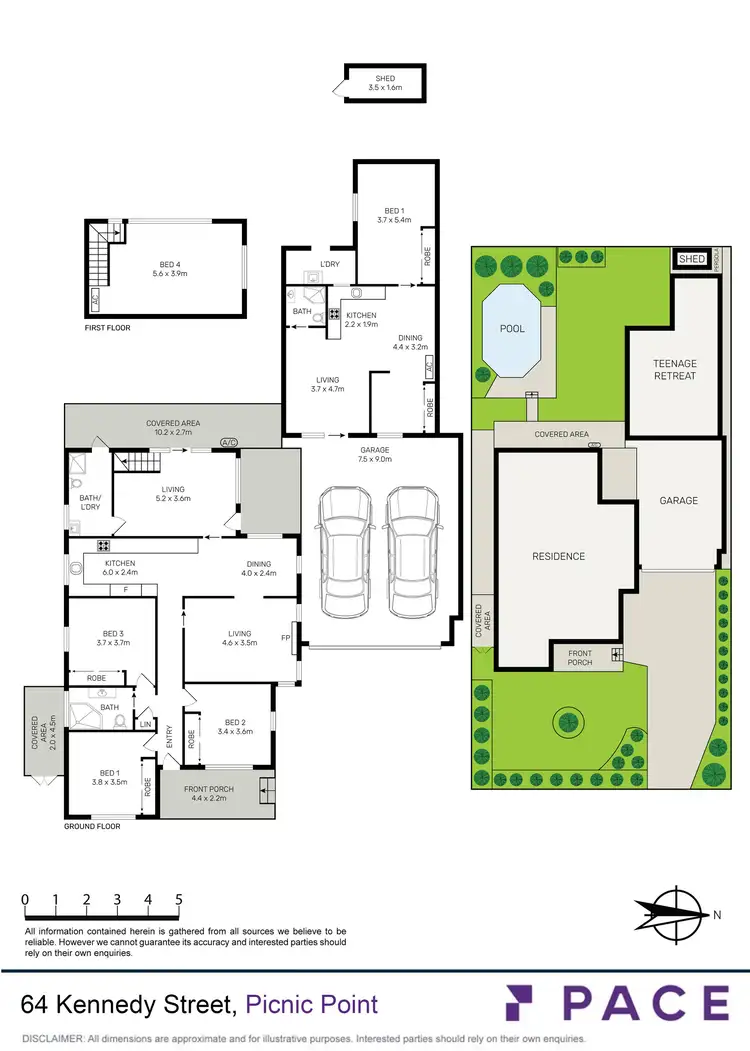 Floorplan of Homely house listing, 64 Kennedy Street, Picnic Point NSW 2213