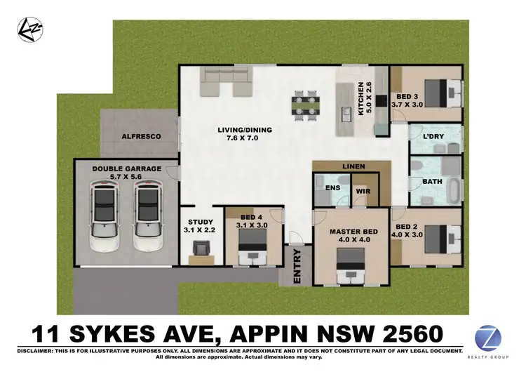 Floorplan of Homely house listing, 11 Sykes Avenue, Appin NSW 2560