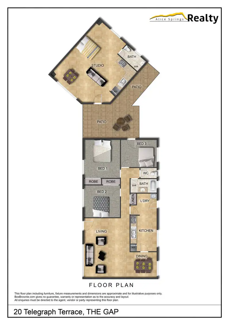 Floorplan of Homely house listing, 20 Telegraph Terrace, The Gap NT 870