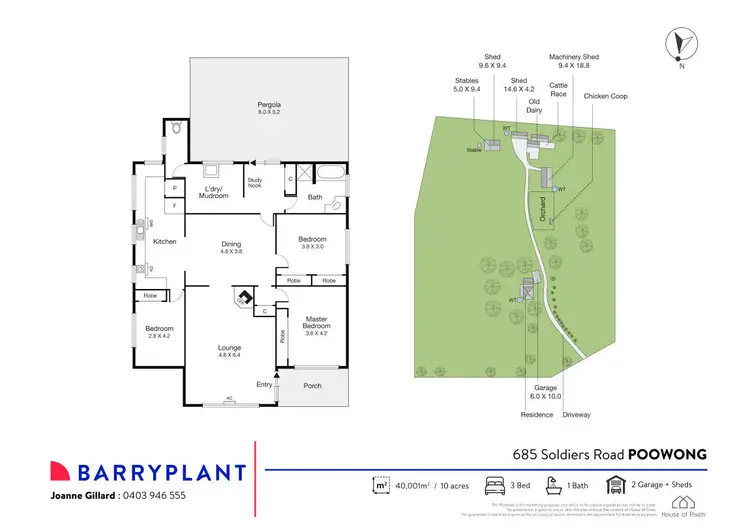 Floorplan of Homely rural property listing, 685 Soldiers Road, Poowong VIC 3988