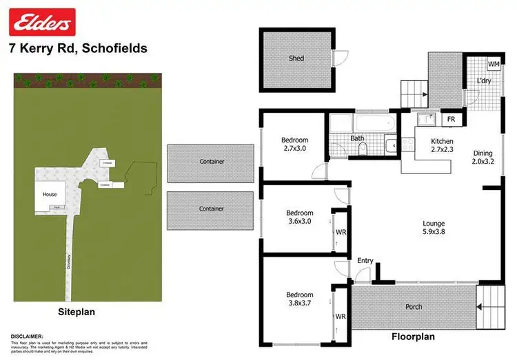 Floorplan of Homely rural property listing, 7 Kerry Road, Schofields NSW 2762