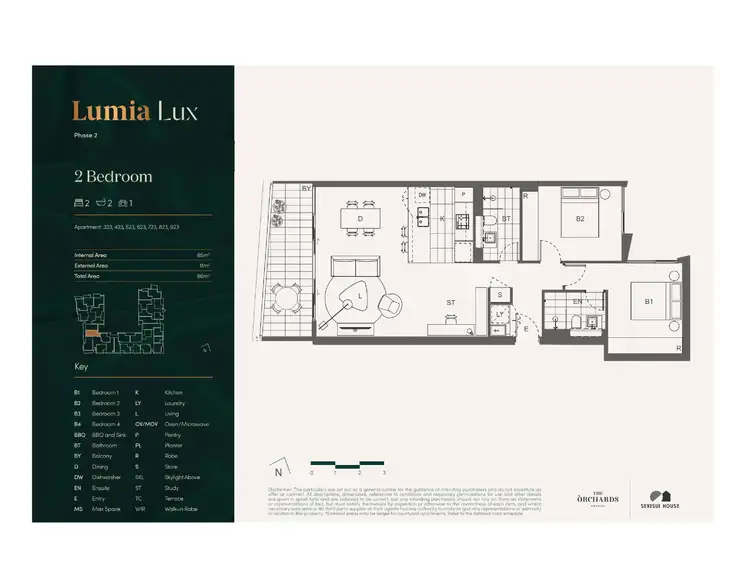 Floorplan of Homely unit listing, 323/23 Spurway Drive, Norwest NSW 2153