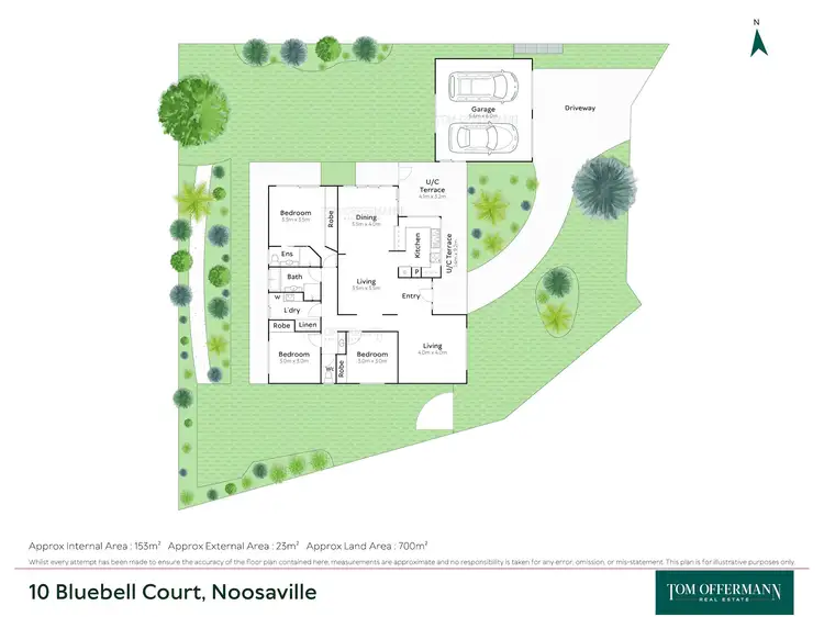Floorplan of Homely house listing, 10 Bluebell Court, Noosaville QLD 4566