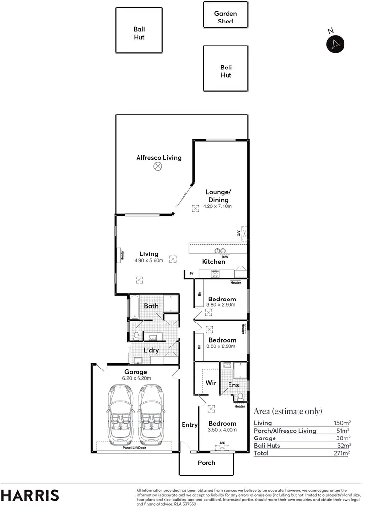 Floorplan of Homely house listing, 54 Hill Street, Victor Harbor SA 5211