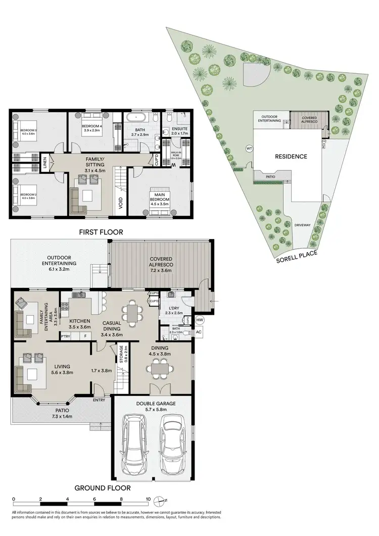 Floorplan of Homely house listing, 9 Sorell Place, Barden Ridge NSW 2234