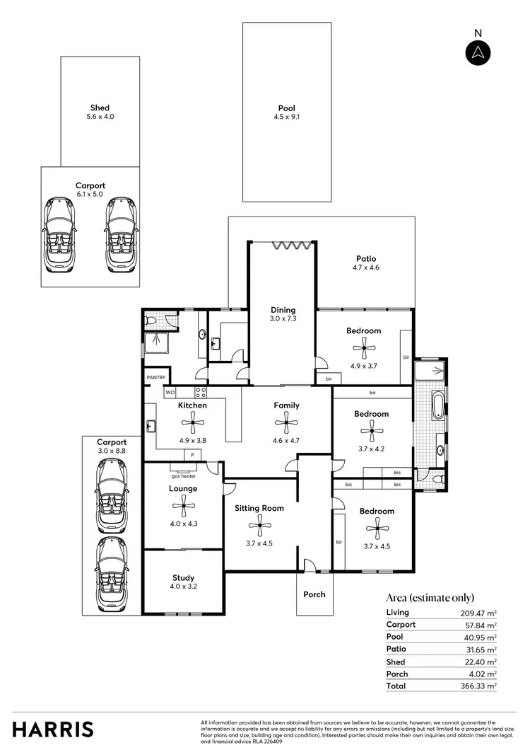 Floorplan of Homely house listing, 11 Carruth Road, Torrens Park SA 5062