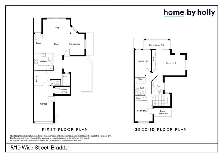Floorplan of Homely townhouse listing, 5/19 Wise Street, Braddon ACT 2612