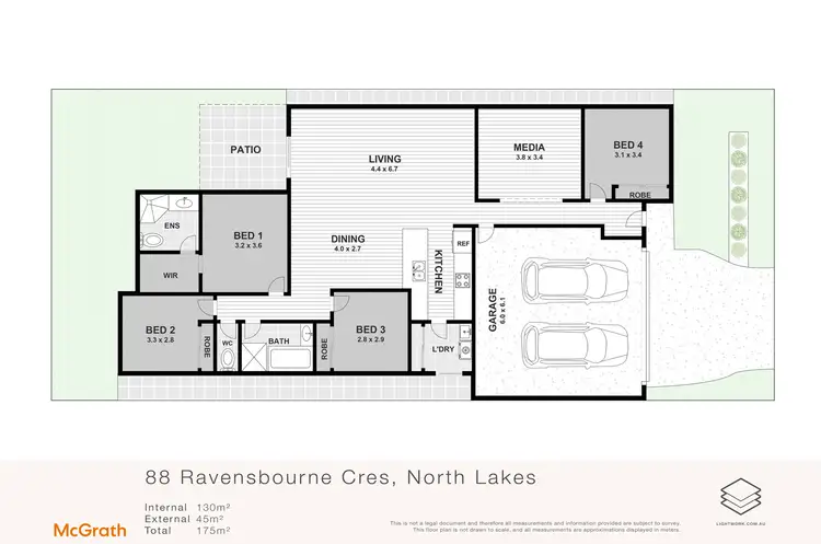 Floorplan of Homely house listing, 88 Ravensbourne Crescent, North Lakes QLD 4509