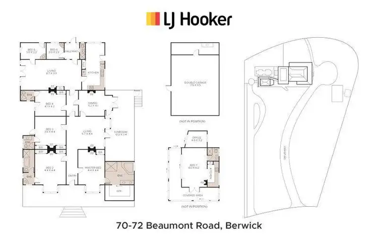 Floorplan of Homely rural property listing, 70 - 72 Beaumont Road, Berwick VIC 3806