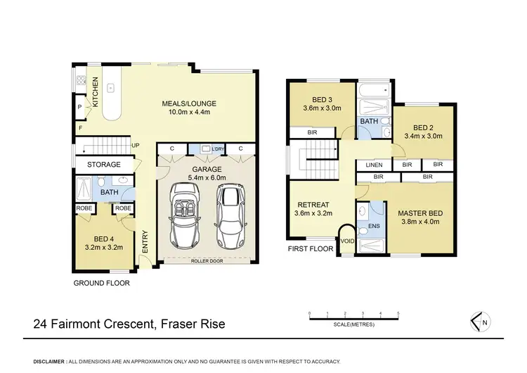Floorplan of Homely house listing, 24 Fairmont Crescent, Fraser Rise VIC 3336