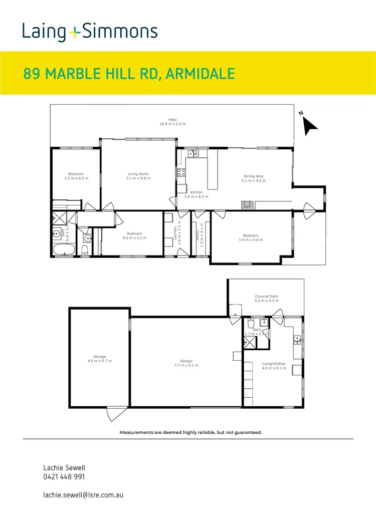 Floorplan of Homely house listing, 89 Marble Hill Road, Armidale NSW 2350