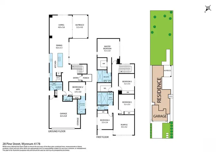 Floorplan of Homely house listing, 28 Pine Street, Wynnum QLD 4178