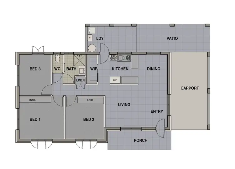 Floorplan of Homely house listing, 73 Irene Street, Mooroobool QLD 4870