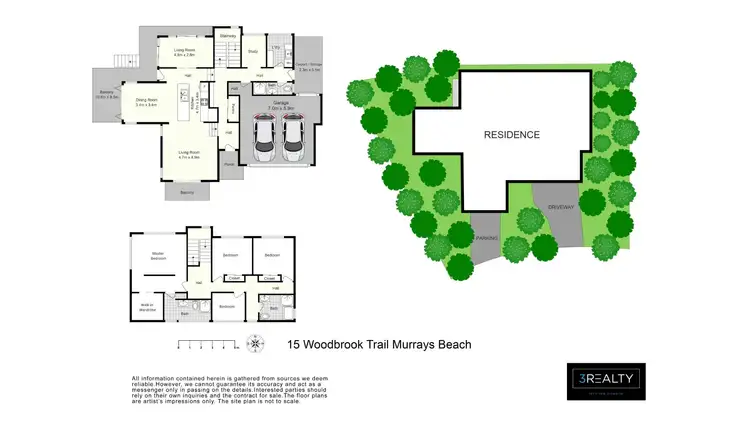 Floorplan of Homely house listing, 15 Woodbrook Trail, Murrays Beach NSW 2281