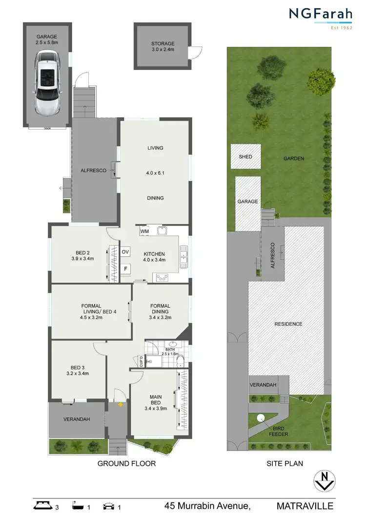 Floorplan of Homely house listing, 45 Murrabin Avenue, Matraville NSW 2036