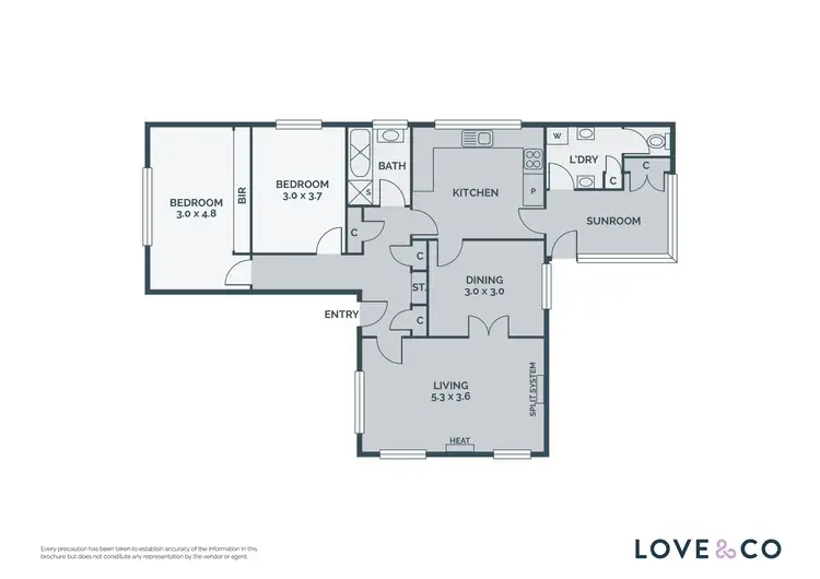 Floorplan of Homely house listing, 2 Storey Road, Reservoir VIC 3073