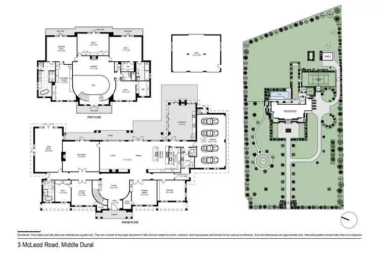 Floorplan of Homely rural property listing, 3 Mcleod Road, Middle Dural NSW 2158