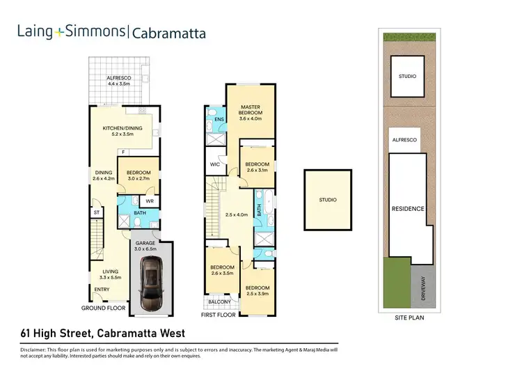 Floorplan of Homely house listing, 61 High Street, Cabramatta West NSW 2166