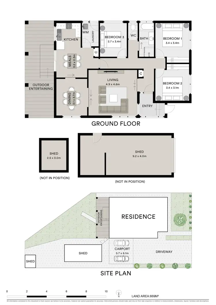 Floorplan of Homely house listing, 2 Ozone Crescent, Bell Park VIC 3215