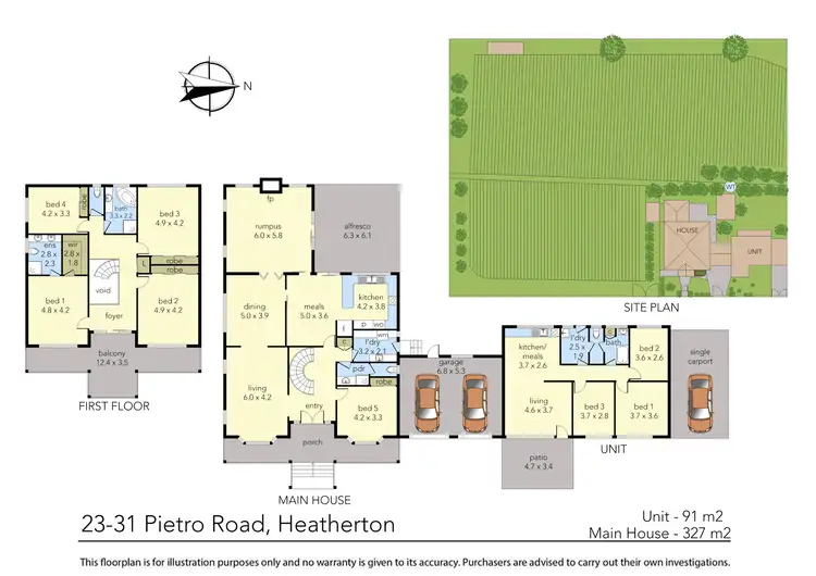 Floorplan of Homely house listing, 23-31 Pietro Road, Heatherton VIC 3202