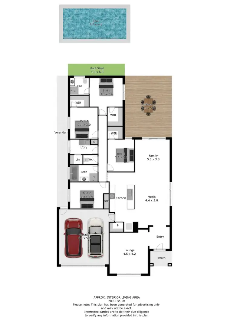 Floorplan of Homely house listing, 1 Pech Avenue, Jindera NSW 2642
