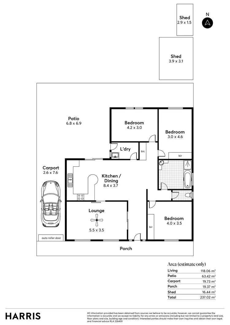 Floorplan of Homely house listing, 1 Edward Street, Magill SA 5072