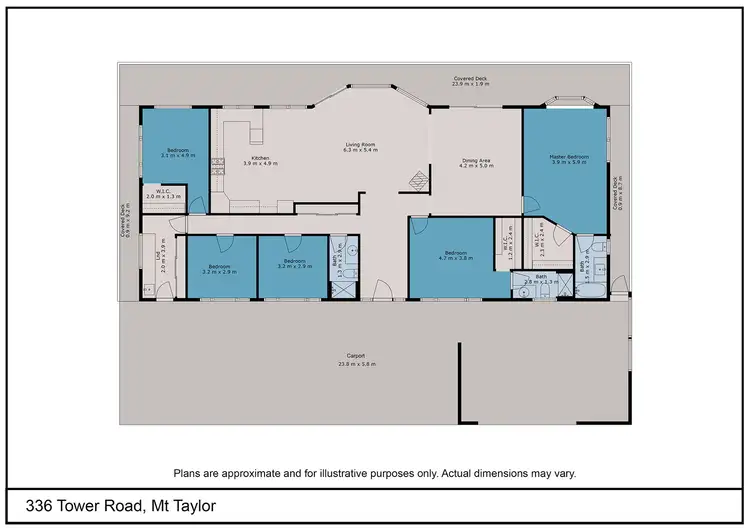 Floorplan of Homely rural property listing, 663 Tower Road, Mount Taylor VIC 3875