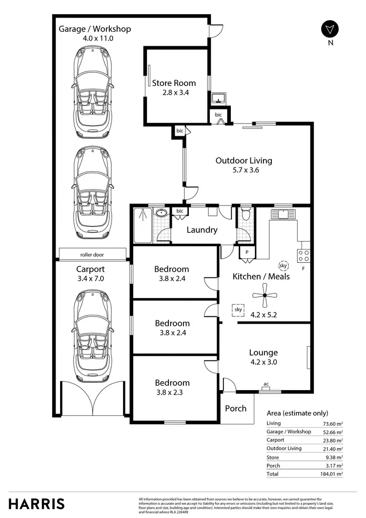 Floorplan of Homely house listing, 4 Plew Avenue, Morphettville SA 5043