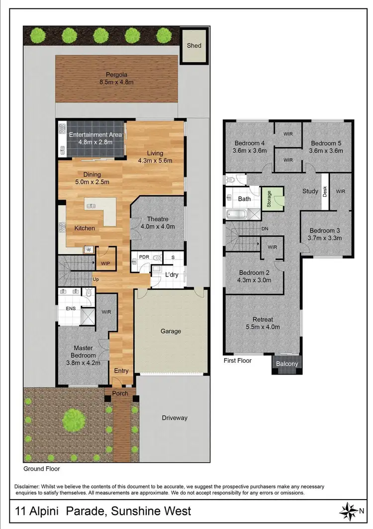 Floorplan of Homely house listing, 11 Alpini Parade, Sunshine West VIC 3020