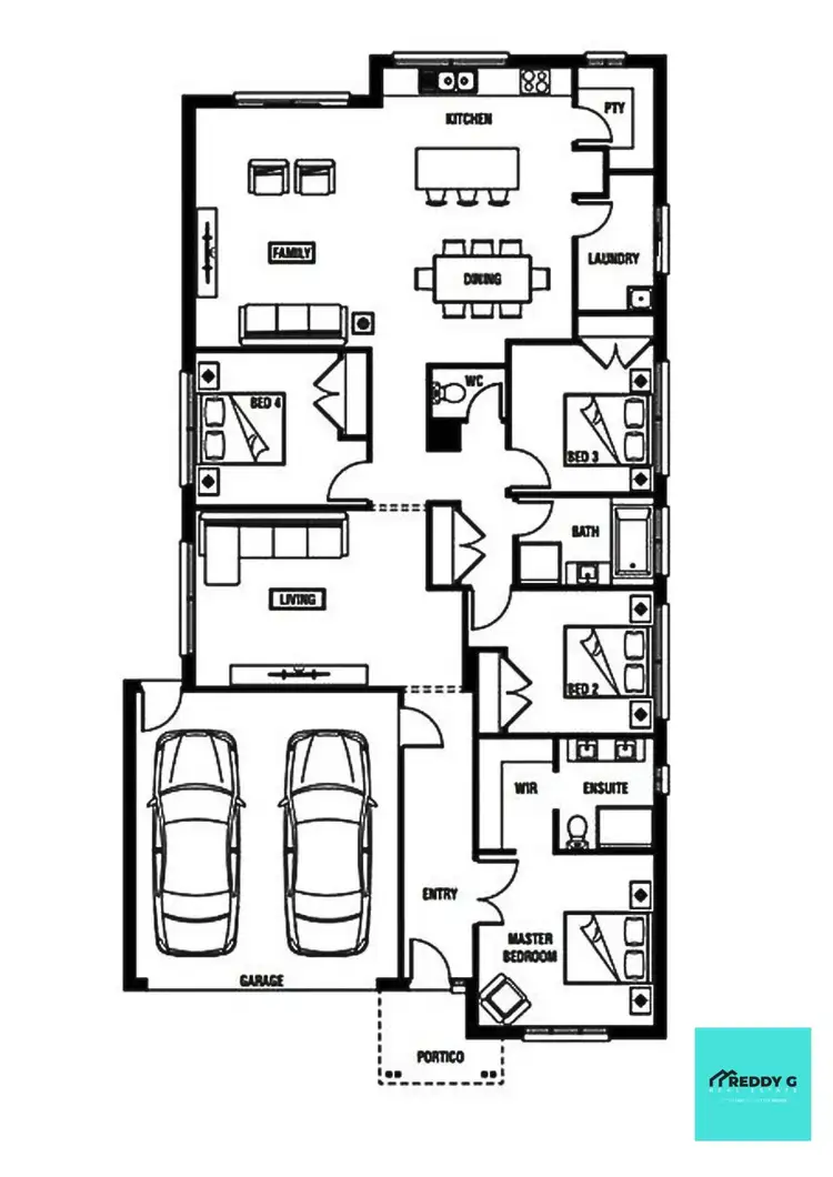 Floorplan of Homely house listing, 21 Rapa Drive, Tarneit VIC 3029
